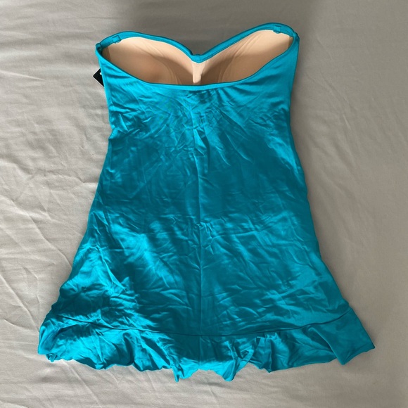 🌿 Turquoise One Piece - Picture 2 of 3